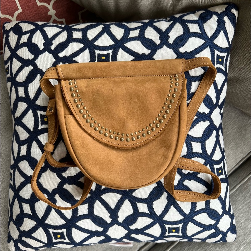 NWOT Sundance Vera Pelle Genuine Leather Crossbody Bag
